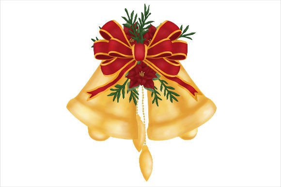 Download Golden Christmas Bells Decoration - Gold Collection