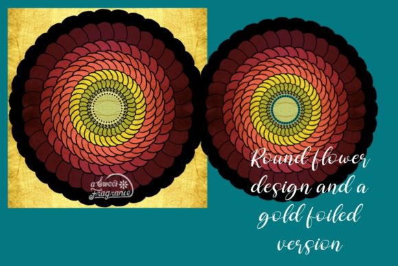 Download Deep Pink Gold Foiled Purple Design - Gold Collection